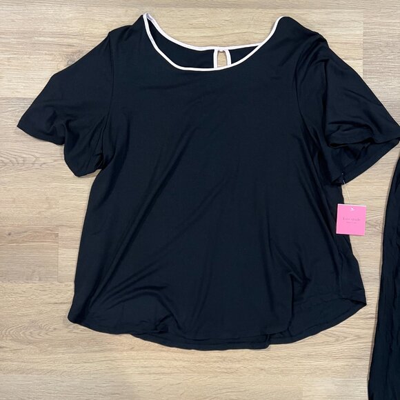NWT Kate Spade Pajama Set PJs Top and Bottom 2 Piece Size Medium - Picture 3 of 9